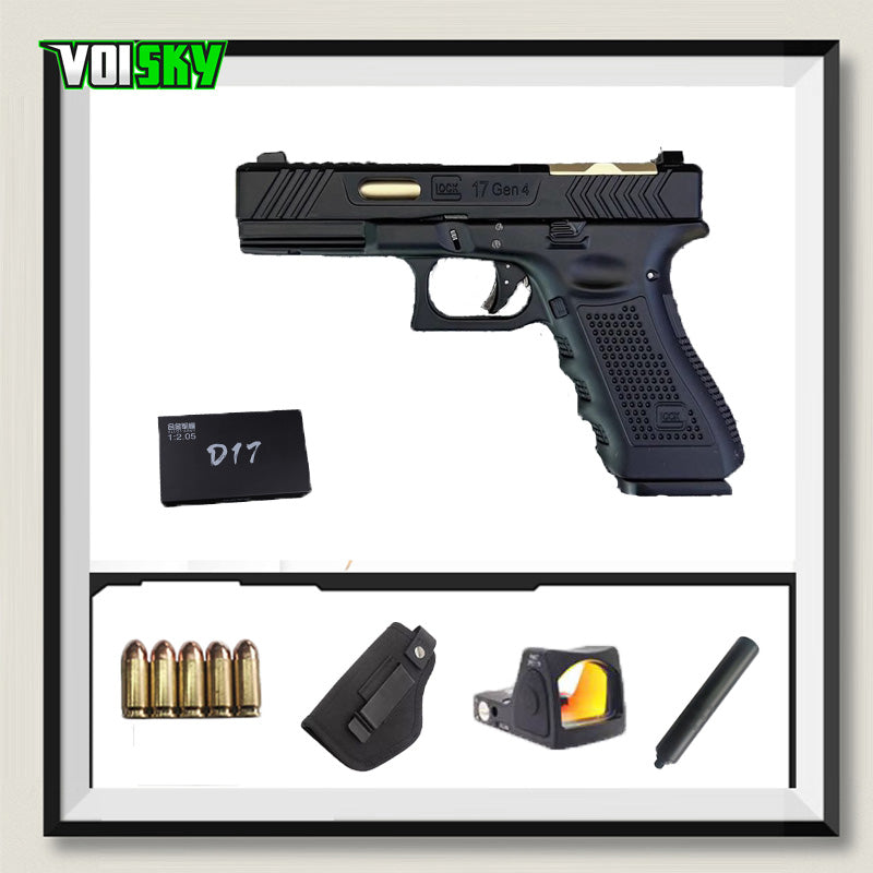 G17 1/2.05 タクティカル グロック フルメタル モデル排莢式非発火 合金 メタルスライド モデルガン