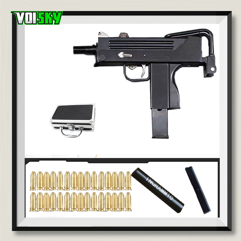 イングラムM10 1/2.05 フルメタル モデル排莢式非発火 合金 メタルスライド モデルガン