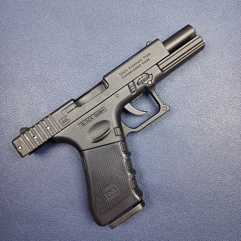 グロックP18C 1:2.05 アルミニウム製 模型ガン メタル製 分解可能 おもちゃのピストル 発射不可