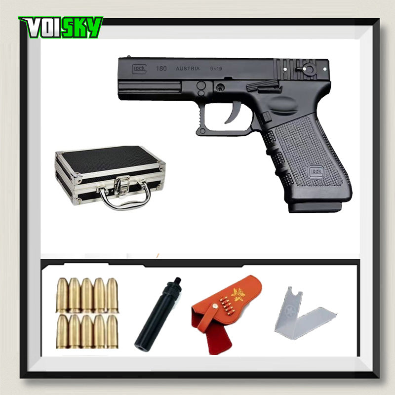 グロック18C 1/2.05スケール ミニチュアモデルガン フルメタル モデル 合金 メタルスライド モデルガン