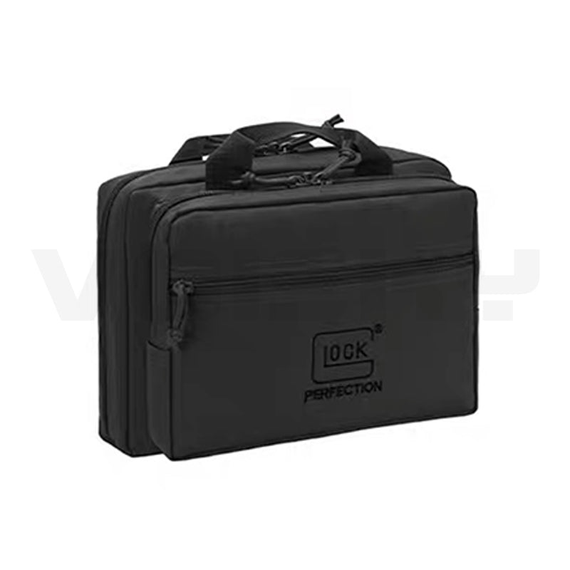 GLOCK対応 ソフトハンドガンキャリーバッグ 高弾性 720D 防水ファブリック 多機能収納ポーチ サバゲー・アウトドア・ミリタリートレーニングなど幅広く対応