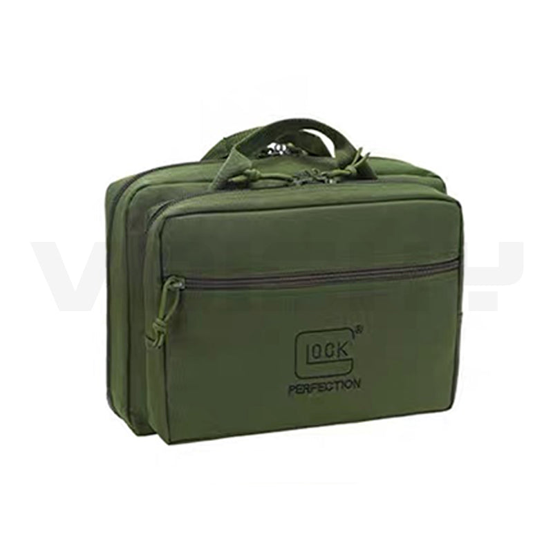 GLOCK対応 ソフトハンドガンキャリーバッグ 高弾性 720D 防水ファブリック 多機能収納ポーチ サバゲー・アウトドア・ミリタリートレーニングなど幅広く対応