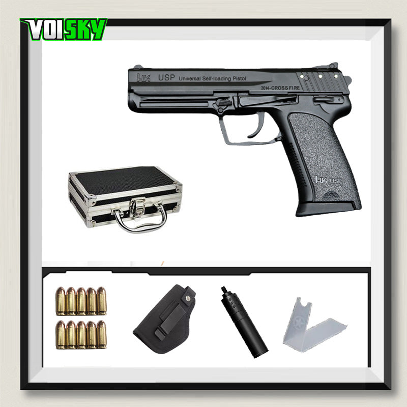 H&K USP 1/2.05 スケール ミニチュアモデルガン フルメタル モデル 合金 メタルスライド モデルガン 科学と教育モデル