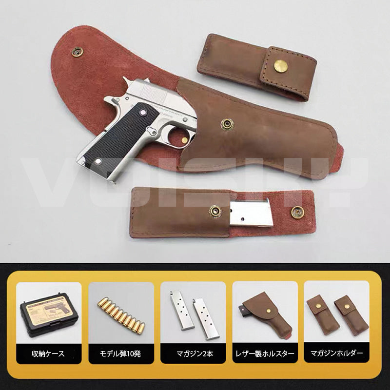 1911 コルト M1911-A1 1:2.05 モデルガン 全金属製 .45ACP 安全に分解・組み立て 高精度復刻 動作再現 非発射モデル