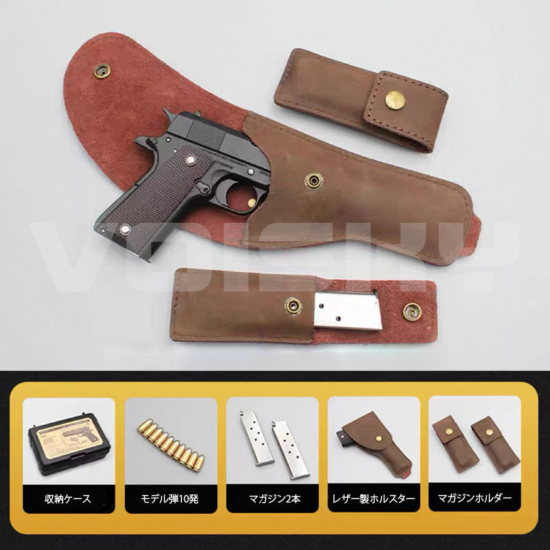 1911 コルト M1911-A1 1:2.05 モデルガン 全金属製 .45ACP 安全に分解・組み立て 高精度復刻 動作再現 非発射モデル