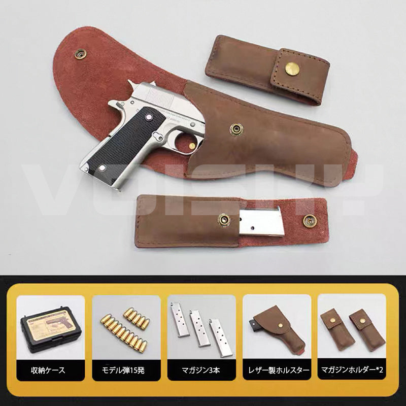 1911 コルト M1911-A1 1:2.05 モデルガン 全金属製 .45ACP 安全に分解・組み立て 高精度復刻 動作再現 非発射モデル