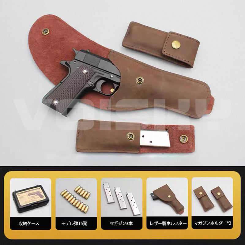 1911 コルト M1911-A1 1:2.05 モデルガン 全金属製 .45ACP 安全に分解・組み立て 高精度復刻 動作再現 非発射モデル