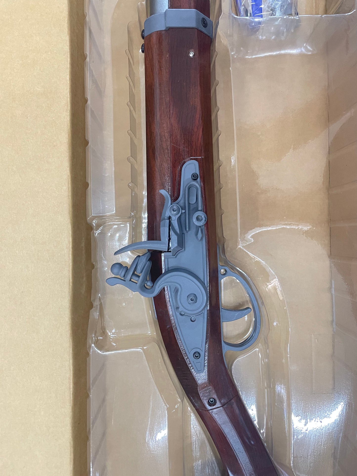 ライフルタイプのフリントロック式マスケット銃 6mmBB弾版 7.5 mm内径付き内管交換水弾発射可能 日本の法律に準拠した大人の玩具 18歳以上