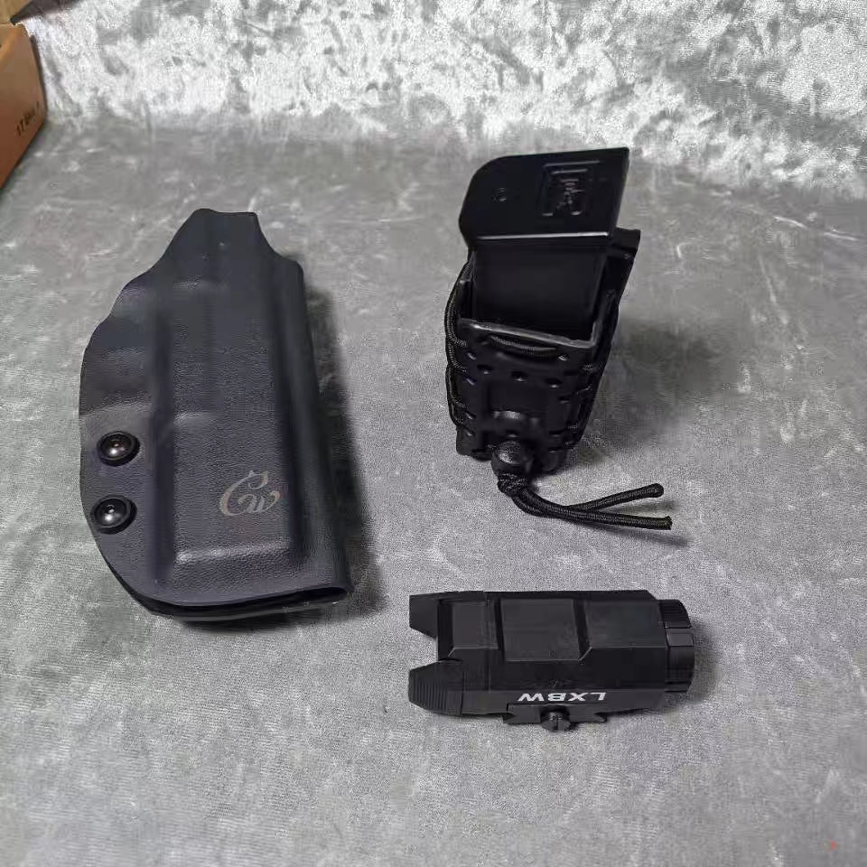 Glock17 gen4 模立方製 フィンガーアクションブローバックトイガン ナーフ レーザー銃 排莢式 TPBモデルガン G17