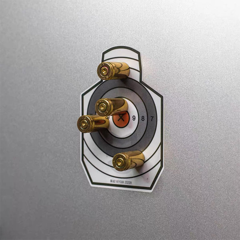 9mm 薬莢マグネット 薬莢風タクティカル冷蔵庫マグネット|ミリタリーデザインの写真&メモボード用磁石