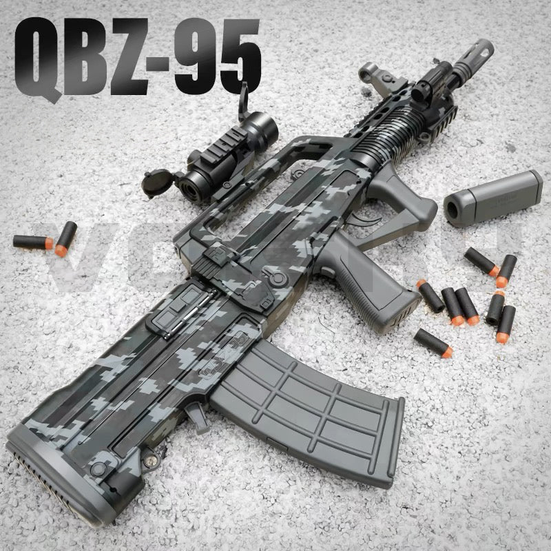 QBZ-95 電動ソフト弾エアソフトガン モデル 安全設計 ソフト弾 生存ゲーム/コレクションに最適