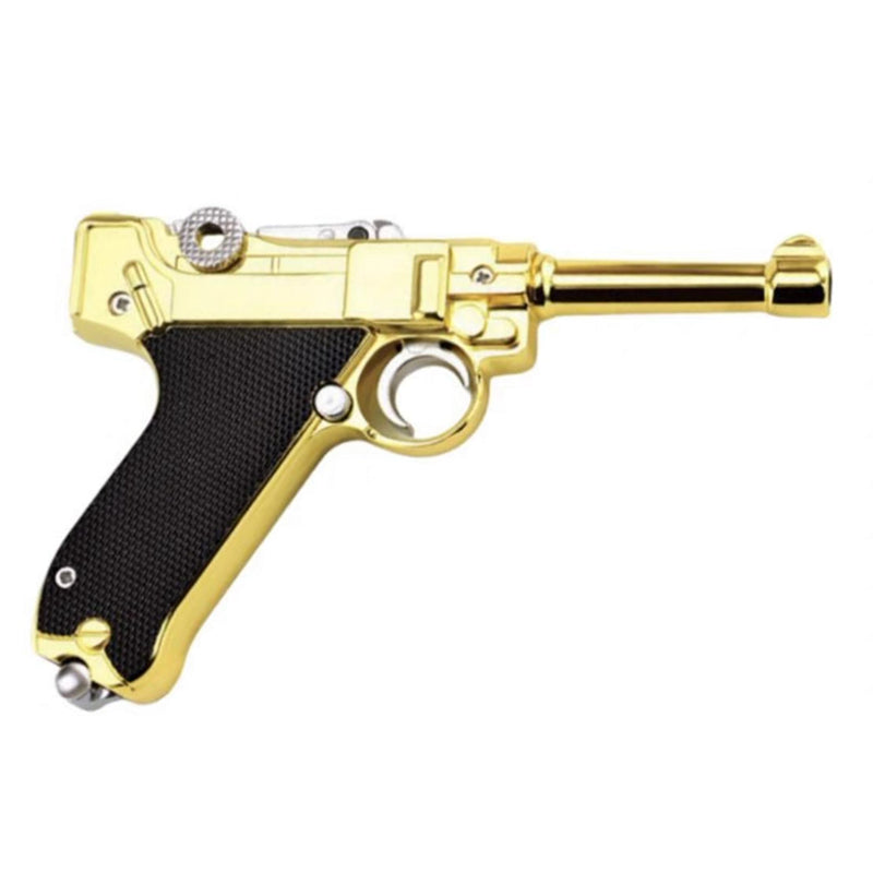 ルガーP08 1:2.05 合金モデルガン 可分解 金属製ハンドガン 男の子用玩具銃 発射不可.