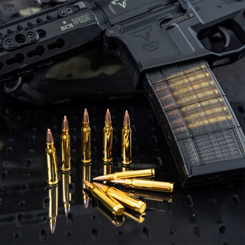 ウィンチェスター WINCHESTER M193 5.56x45mm FMJ プラスチックメッキ弾 模型カート・トイモデル