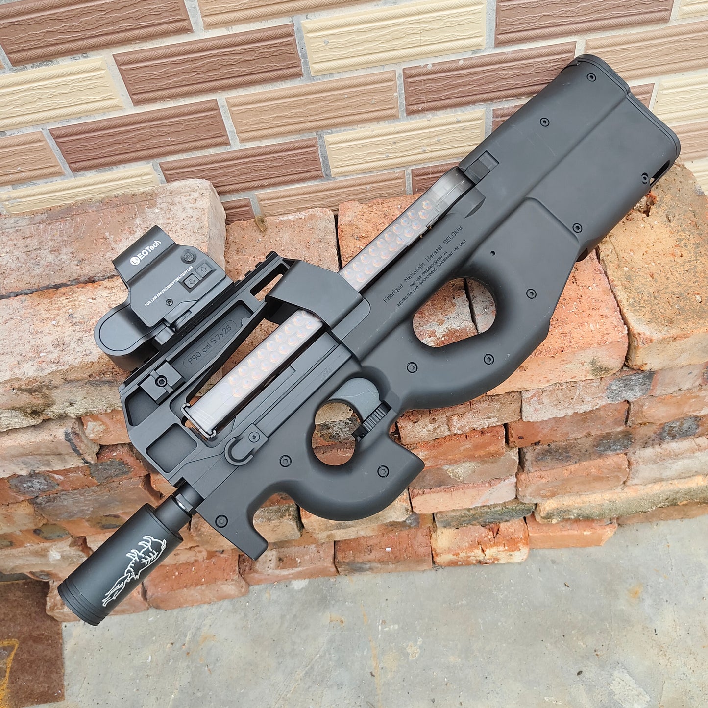 兵峰製 第四ロット P90 AEG Airsoft Gun Electric Gel Ball Blaster Gun