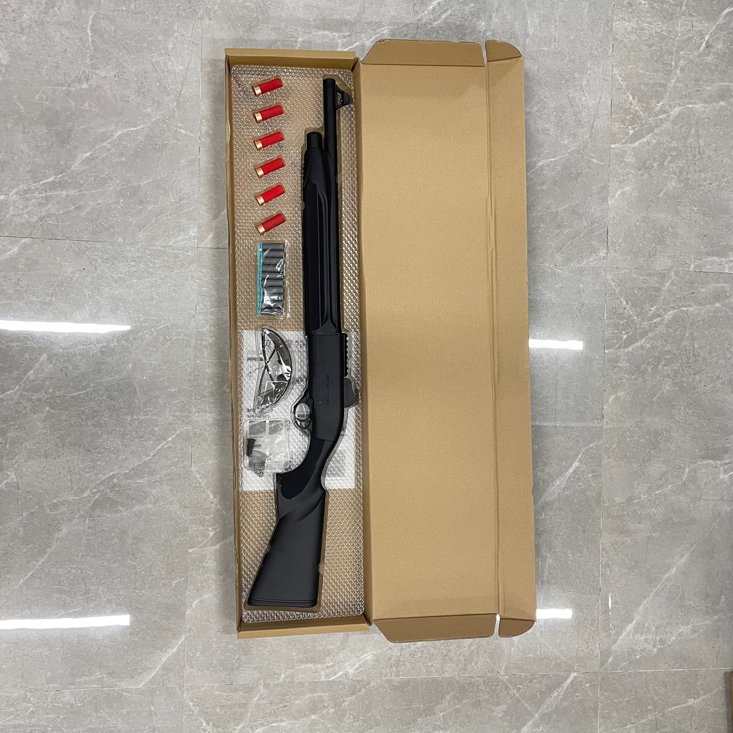 ベレッタ1301 シェルエジェクション電動ブローバック  排莢式 ショットガンタイプ デュアルシステム シェル イジェクト ソフト ブレット スポンジ 弾丸