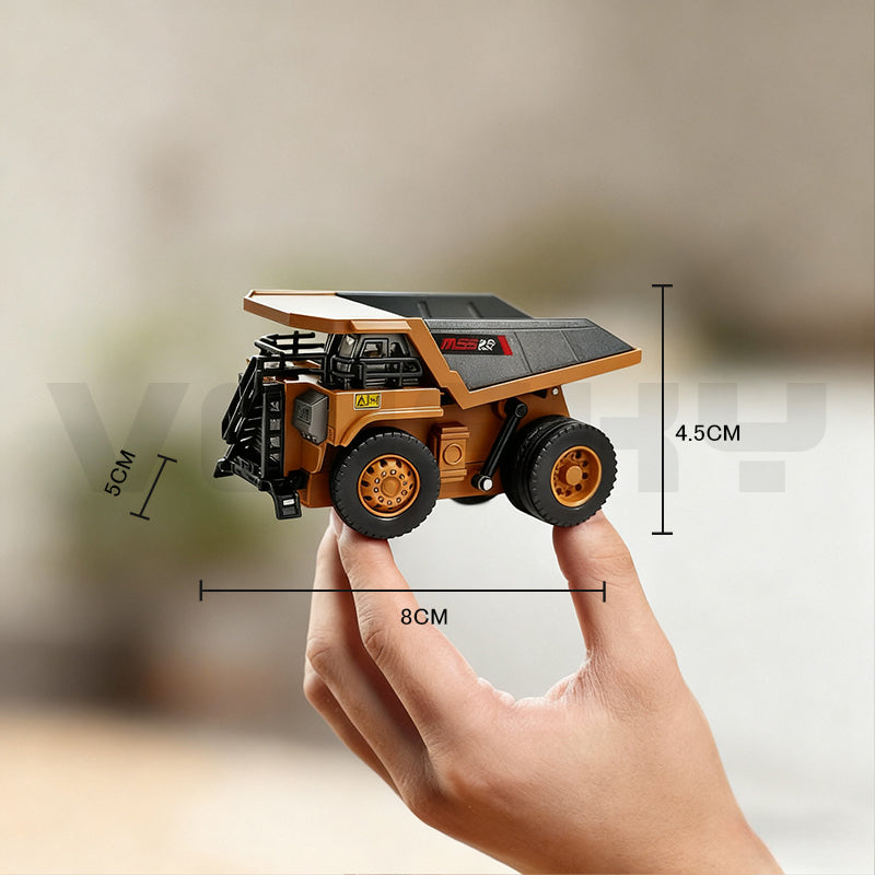 1/64 リモートコント 重機 ラジコン ダンプカー 作業車 ミニ 合金 モデル プロポーショナル ラジコンカー トラック おもちゃ エンジニアリング車両 雑貨 おもちゃ 車