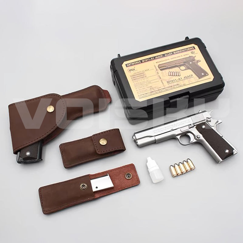 1911 コルト M1911-A1 1:2.05 モデルガン 全金属製 .45ACP 安全に分解・組み立て 高精度復刻 動作再現 非発射モデル