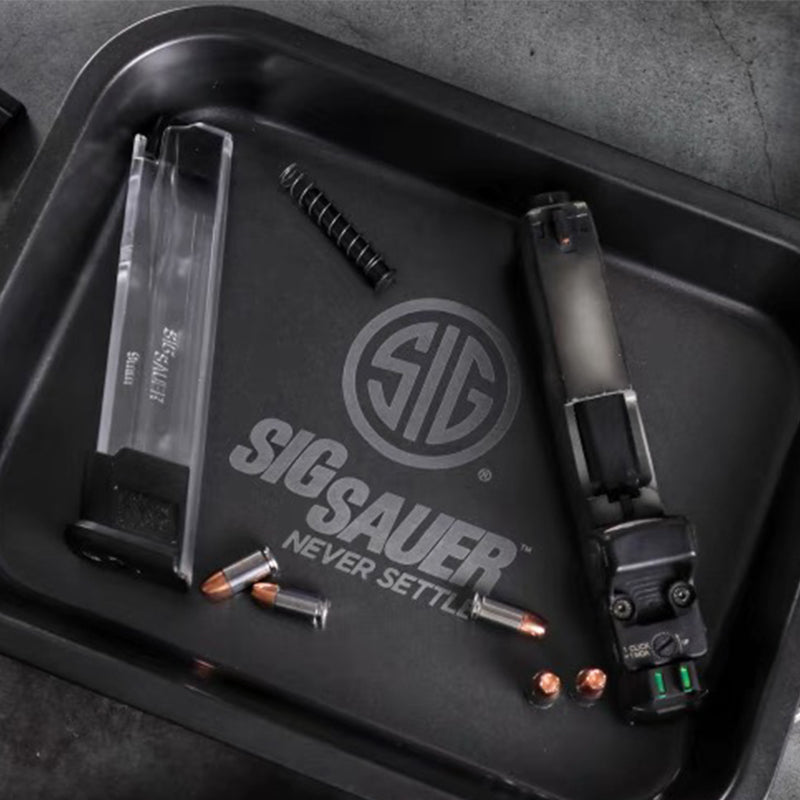 19X / GLOCK45 / BCM / SIG SAUER(シグ・ザウエル) EDC合金製タクティカルトレイ 装飾用・ツール収納用トレイ / マルチ収納プレート