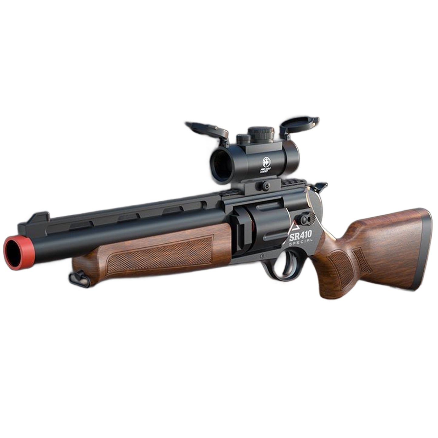 SR410 モデルガン リボルバー ショットガン おもちゃ 排莢式 スポンジ銃 スポンジ弾 玩具 トイガン おもちゃの銃 スポンジガン 8歳以上向け