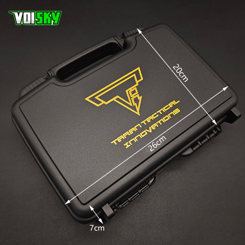 ガンケース サバイバルゲーム ガスガン収納ボックス ガンアクセサリー収納ボックス モデルガン収納箱 ミリタリー グッズ ポリプロピレン材質