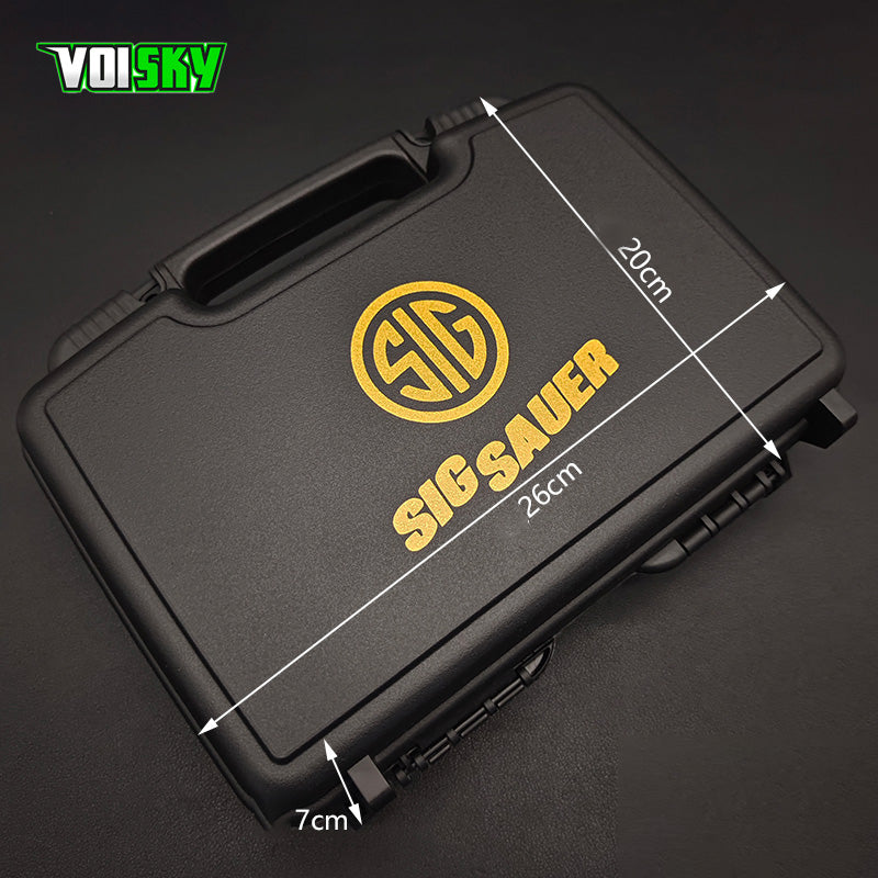 ガンケース サバイバルゲーム ガスガン収納ボックス ガンアクセサリー収納ボックス モデルガン収納箱 ミリタリー グッズ ポリプロピレン材質