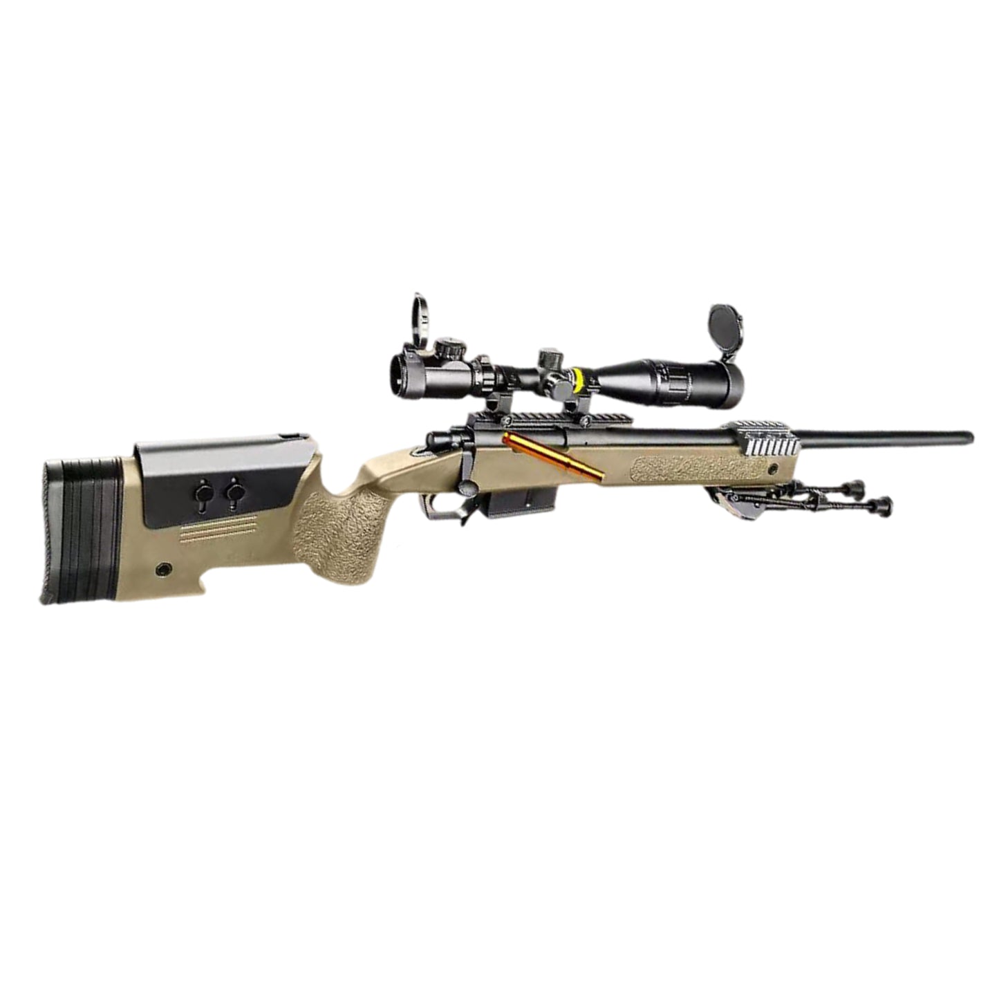 M40A5 JY sniper gun-style toy gun, shell-exhausting sniper rifle, bolt-action bullpup rifle