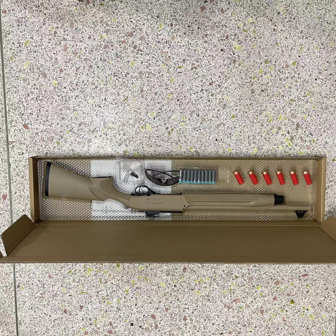 ベレッタ1301 シェルエジェクション電動ブローバック  排莢式 ショットガンタイプ デュアルシステム シェル イジェクト ソフト ブレット スポンジ 弾丸