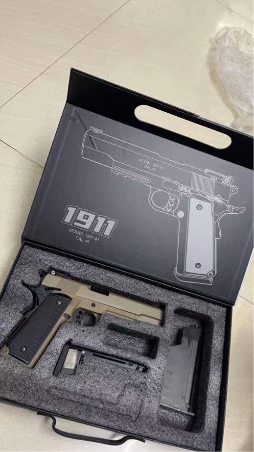 M1911-A1 電動ブローバック ハンドガン ゲルブラスター.