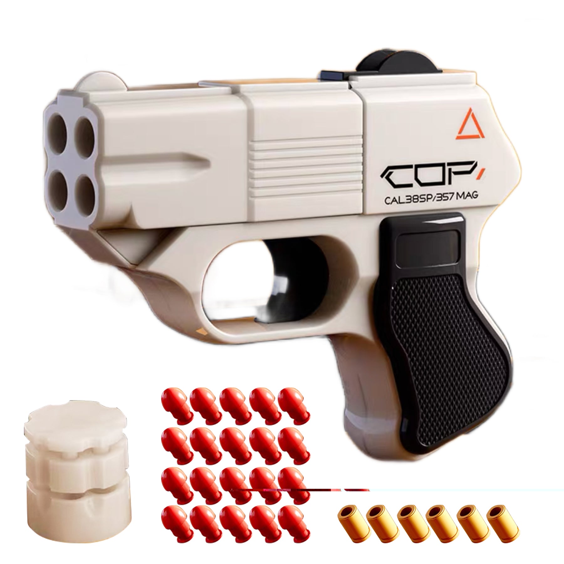 ミニガン COP357 トイガン ハンドガン 射撃 連続 CSゲーム 排莢式 スポンジ弾 拳銃式 おもちゃ銃 モデルガン スポンジガン 知育 –  VOISKY Superstore