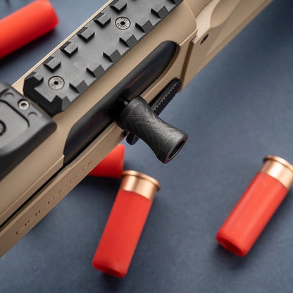 ベレッタ1301対応 スチール製ローディングハンドル（ブラック） 滑り止めローレット加工 高耐久スチール カスタムパーツ