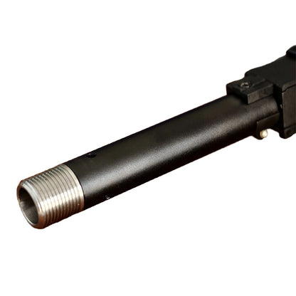 模立方製 G17/G19X/G19対応 アルミ合金製 アウターバレル サイレンサー／マズルブレーキ用変換アダプター マズルキャップ スチール製エジェクションポート