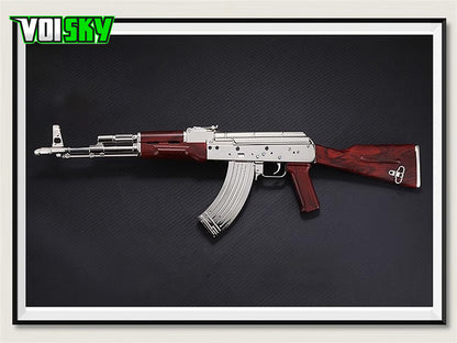 AK-47 ミニモデルガン精巧 1/2.05 超精密 排莢式 合金 メタルスライド モデルガン科学と教育モデル