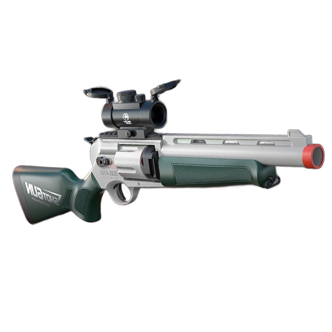 割引商品  リボルバー ショットガン風おもちゃ銃 DX-12  TEC-9 電動サブマシンガン ディスカウント・セール 半額で売る