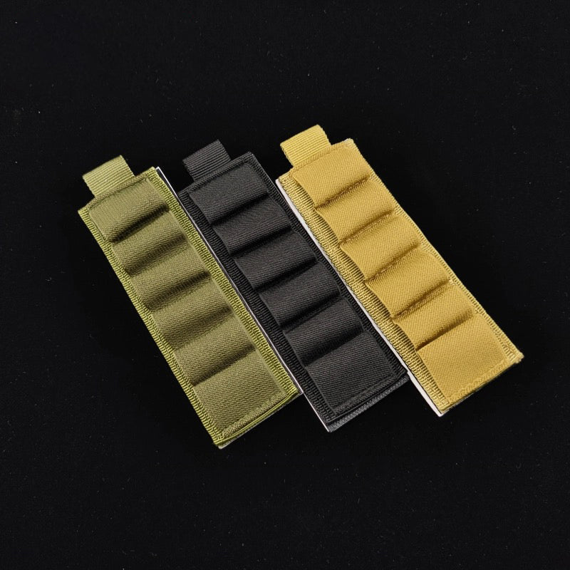 ベレッタ1301／AKA870 対応 6連ショットシェルホルダー 魔法テープ固定 サイド取付 汎用タイプ