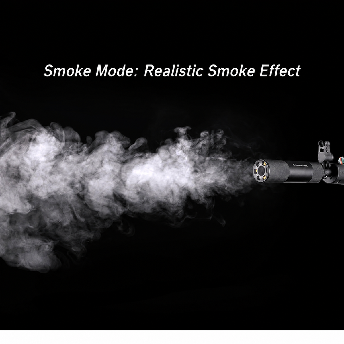 Smoke & LED Effect Unit for Toy Blasters, 14mm/18mm Reverse Thread