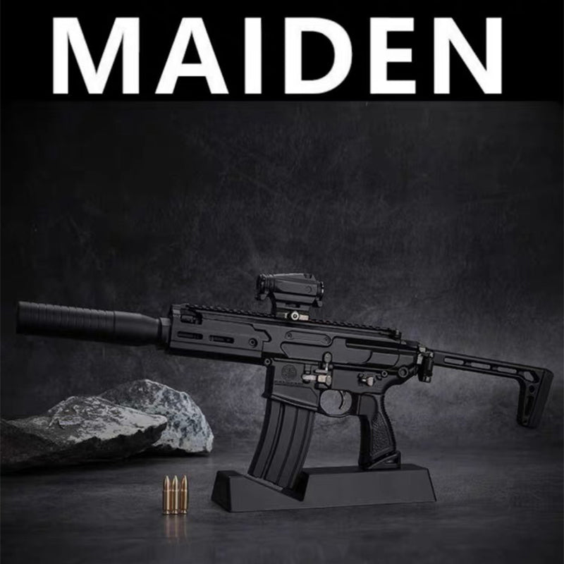 SIG-MCX 1:3 合金モデルガン コレクション向け金属製トイガン 排莢・分解・折りたたみ式ストック付き 発射不可