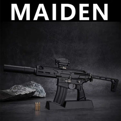SIG-MCX 1:3 合金モデルガン コレクション向け金属製トイガン 排莢・分解・折りたたみ式ストック付き 発射不可