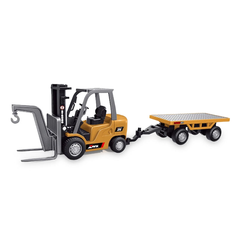 1/64 ミニrc フォークリフト 重機 ラジコン ミニ 合金製 ラジコンカー 建設車両 工事車両 おもちゃ 車 2.4GHz 無線リモコン 昇降操作可能 フルプロポーショナル操作