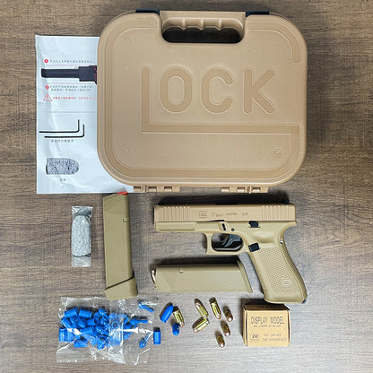 Glock17gen5 模立方製 金属ピストルスライド グロック ハンドガン風おもちゃ グロック ハンドガン トイガン モデルガン銃 トイガン 排莢式 発射不可 G17gen5