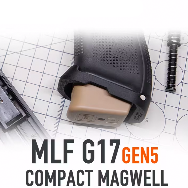 模立方 G17gen5用 コンパクト マガジンウェル ナイロン＋カーボンファイバー配合