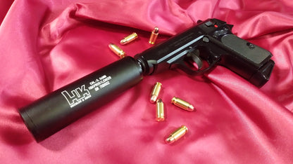 ライブカート式風おもちゃ銃 対応 専属部品 アクセサリー 部品 手作業 高精度 レーザーヘッドのマスタ ハンドモディファイ14逆歯マフラー→レーザーヘッド 気流を感知して働くレーザーヘッド 32×110mm外殻／19×80mm