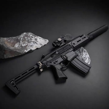 SIG-MCX 1:3 合金モデルガン コレクション向け金属製トイガン 排莢・分解・折りたたみ式ストック付き 発射不可