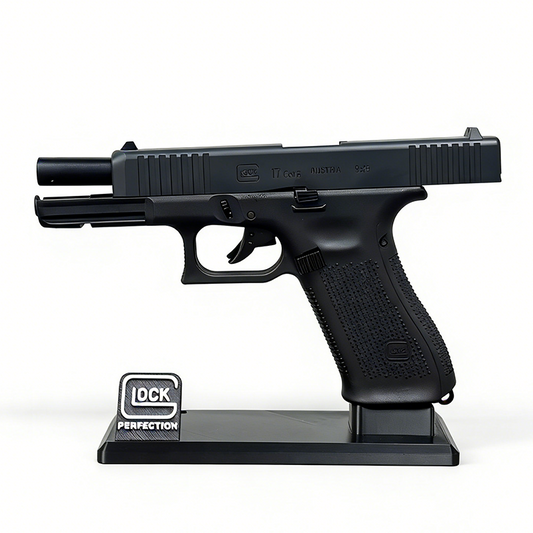 ガンスタンド ディスプレイスタンド 3Dプリント製 モデルガン エアガン 展示台 Glock / SIG SAUER / TTI / Strike Industries 立標プレート付き コレクション用 卓上ディスプレイ