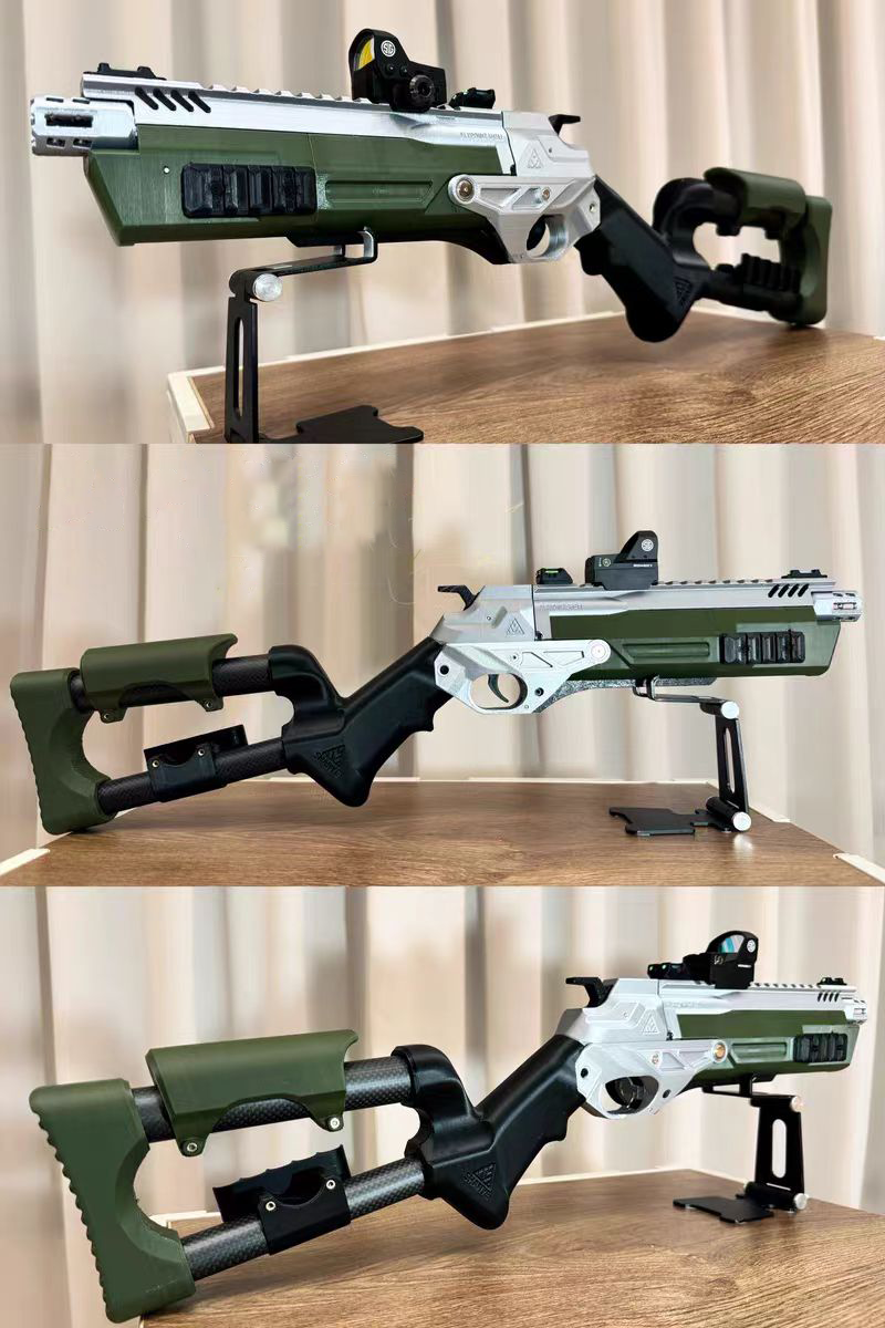 啓蟄 3Dプリントおもちゃの銃 中央折り畳み式スポンジ弾発射装置 散弾 啓蟄 3Dプリントおもちゃの銃 中央折り畳み式スポンジ弾発射装置 散弾