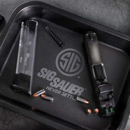 19X / GLOCK45 / BCM / SIG SAUER（シグ・ザウエル） EDC合金製タクティカルトレイ 装飾用・ツール収納用トレイ / マルチ収納プレート