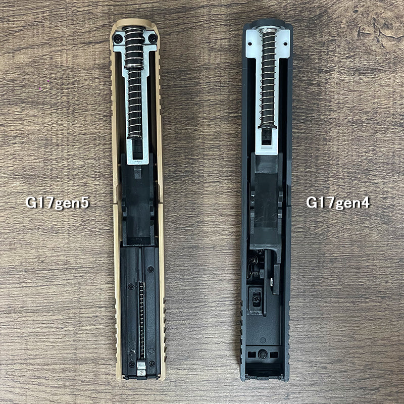 Glock17gen5 模立方製 金属ピストルスライド グロック ハンドガン風おもちゃ グロック ハンドガン トイガン モデルガン銃 トイガン 排莢式 発射不可 G17gen5