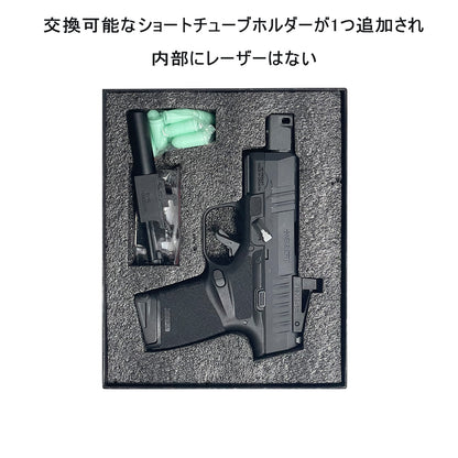 スプリングフィールドHELL CAT コンパクト銃  フィンガーアクションブローバックトイガン ナーフ レーザー銃 排莢式 TPBモデルガン