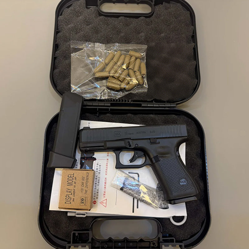 トイガン用ブラックスライド10個セット Glock19gen5 模立方製 金属ピストルスライド グロック ハンドガン風