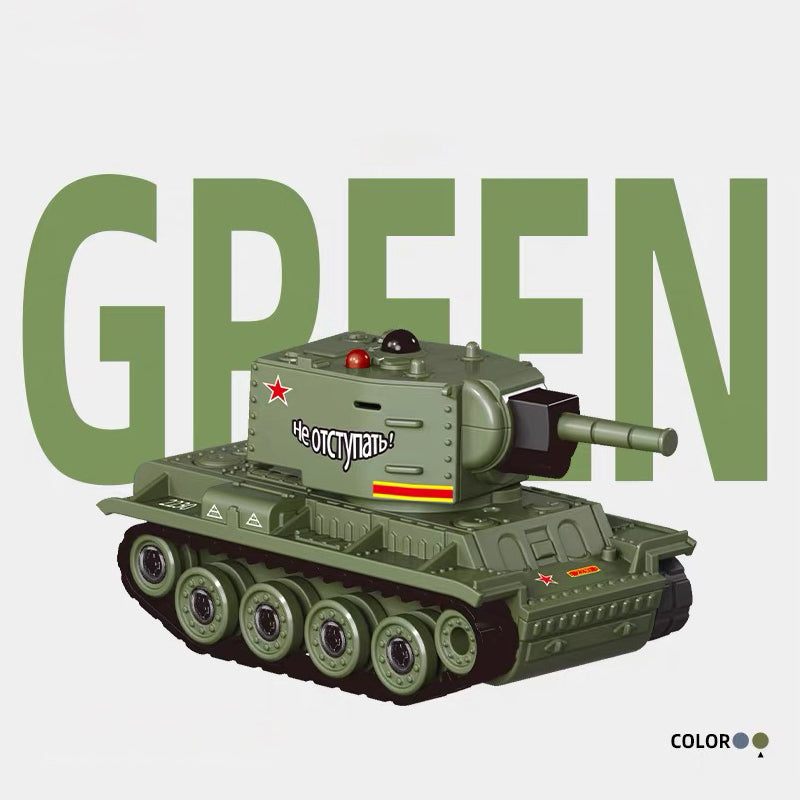【新品未開封】MINI PANZER TANK 赤外線バトル機能付き　グリーン 1/64スケール ミニRC戦車 2.4GHz 赤外線バトル戦車 回転砲塔付き