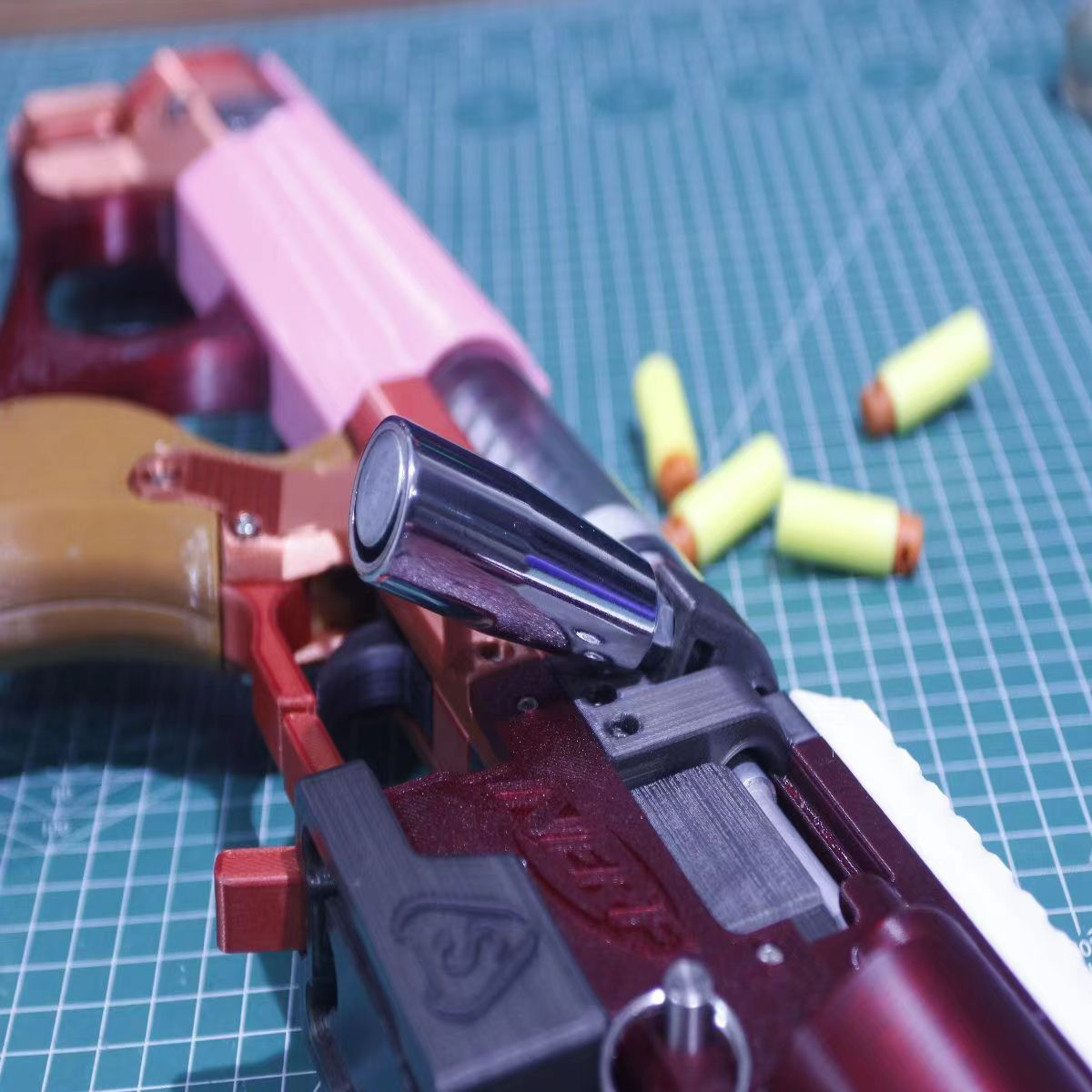 CynthiaGEN2 シンシア スポンジソフトボールランチャー 3Dプリント玩具 ライフル サブマシンガン 爆発銃 サバイバル・ゲーム